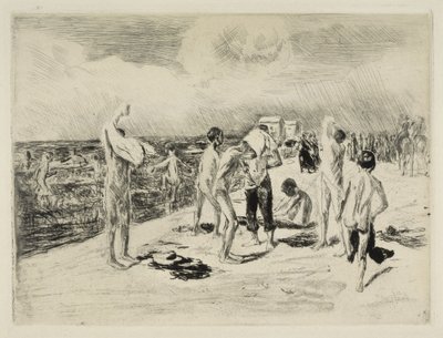 Garçons se baignant - Max Liebermann