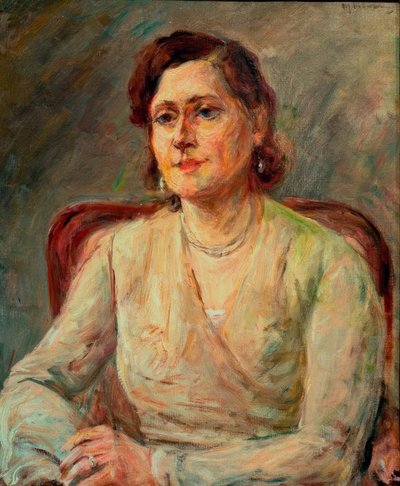 Portrait de Lydia Petrowa - Max Liebermann