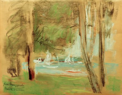 Bateaux sur le Wannsee - Max Liebermann