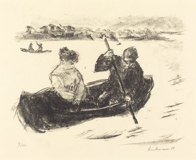 Canoë, 1919 - Max Liebermann