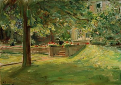 La terrasse fleurie vers le sud-ouest / Jardin de Wannsee - Max Liebermann