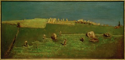 Les Faucheurs - Récolte de foin au Tyrol - Max Liebermann