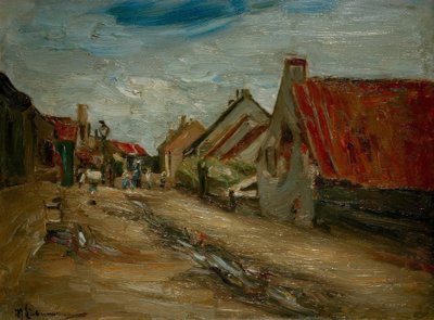 Rue de village en Hollande - Max Liebermann
