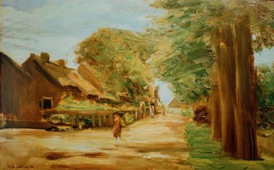Rue du village à Laren - Max Liebermann