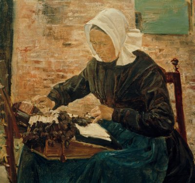 Une dentellière hollandaise - Max Liebermann