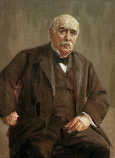 Eugen Gutmann / Peinture de Liebermann - Max Liebermann