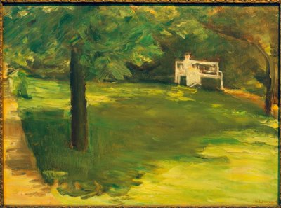 Banc de jardin sous le marronnier dans le jardin de Wannsee - Max Liebermann