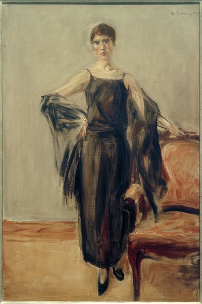 Genia Levine, debout - Max Liebermann