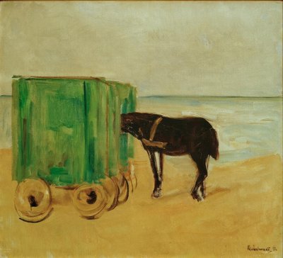 Chariot de bain vert - Max Liebermann