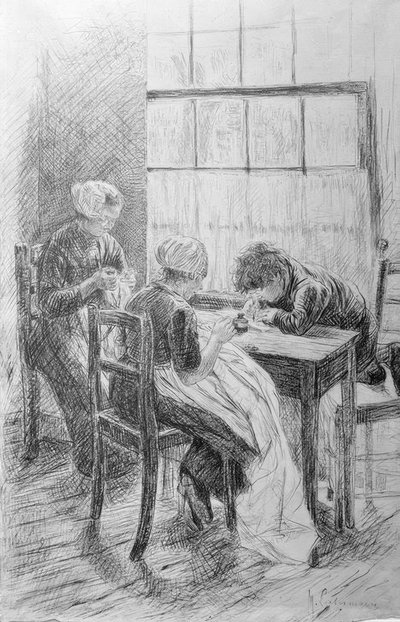 Intérieur hollandais - Max Liebermann
