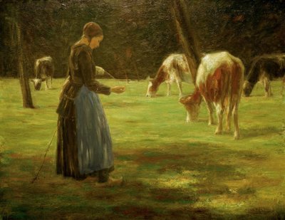 Bergère de vaches - Max Liebermann