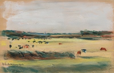 Paysage avec vaches paissant. 1908 - Max Liebermann