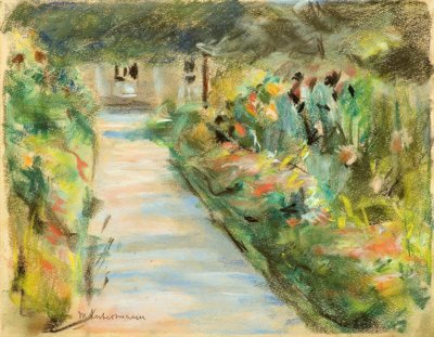 Jardin en fleurs - Max Liebermann