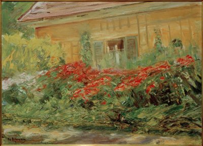M. Liebermann, Plantes vivaces près de la maison du jardinier vers le nord - Max Liebermann