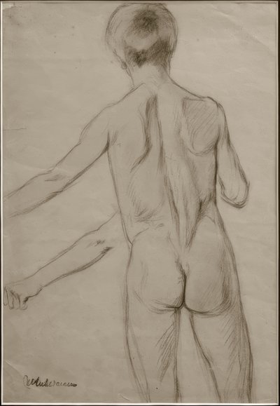 M. Liebermann, Étude pour la peinture Garçons se baignant - Max Liebermann