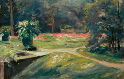 Jardin de Wannsee, terrasse fleurie - Max Liebermann
