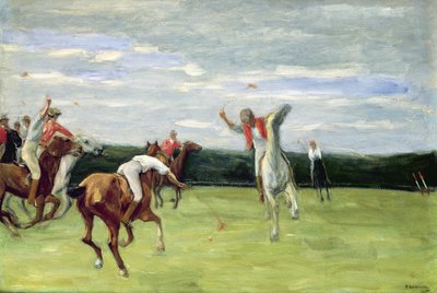 Joueur de polo dans le parc Jenisch, Hambourg, 1903 - Max Liebermann