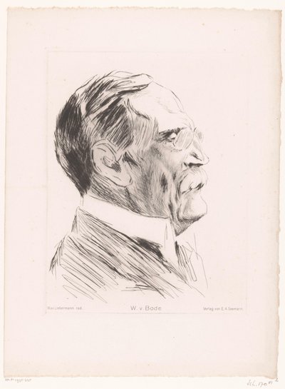 Portrait de Wilhelm von Bode - Max Liebermann