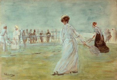 Joueurs de tennis - Max Liebermann