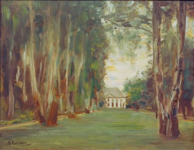 Jardin de Wannsee avec villa / L