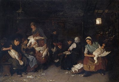 Femmes plumant des oies, 1872 - Max Liebermann