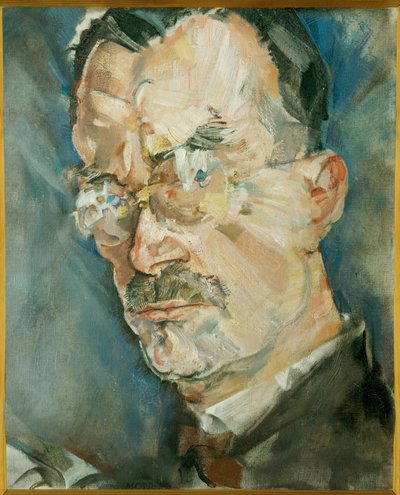 Écrivain Thomas Mann (peinture sur toile) - Max Oppenheimer