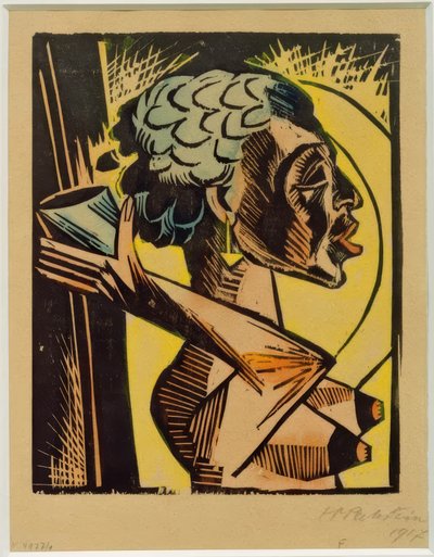 Nu avec gobelet - Max Pechstein