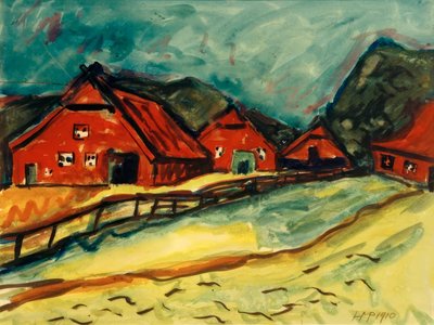 Fermes à Dangast - Max Pechstein