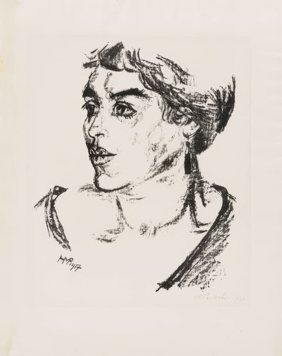 Portrait de femme - Portraits X - Têtes III - Max Pechstein