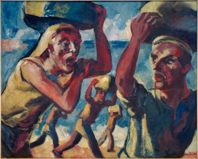Poutres en pierre italiennes - Max Pechstein
