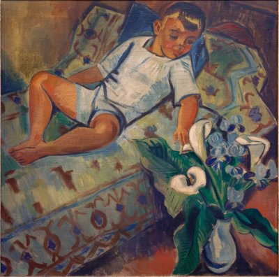 Garçon allongé - Max Pechstein