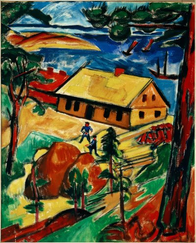 Nouvelle maison - Max Pechstein