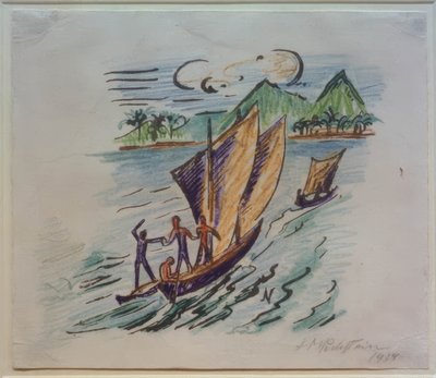 Photos de voyage Italie - Mers du Sud (voiliers à Palau) - Max Pechstein