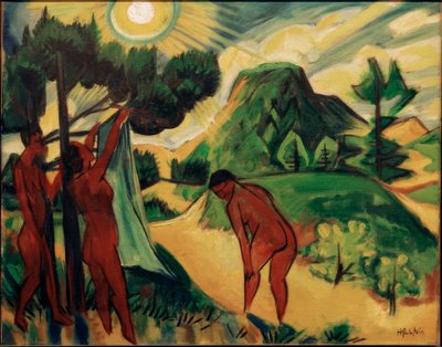 Sommer in Nidden von Max Pechstein
