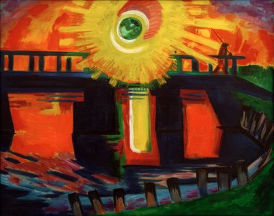 coucher de soleil - Max Pechstein