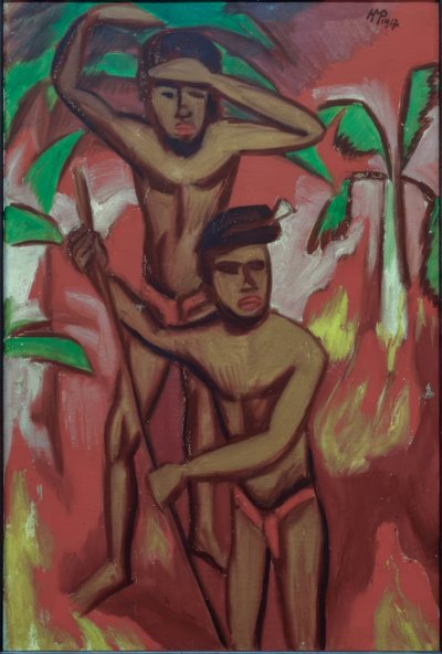 Deux indigènes (Palau) - Max Pechstein