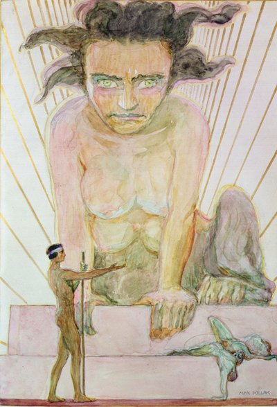 Œdipe et le Sphinx - Max Pollak