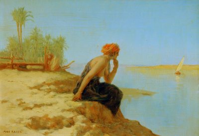 Soir sur le Nil à Assouan - Max Rabes