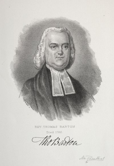 Rév. Thomas Barton - Max Rosenthal