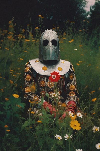 Le chevalier en fleurs - Max Sandström