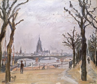 Vue de Francfort - Max Slevogt