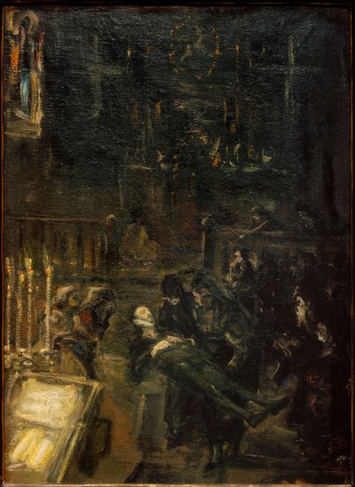 La mise en bière de Don Giovanni - Max Slevogt