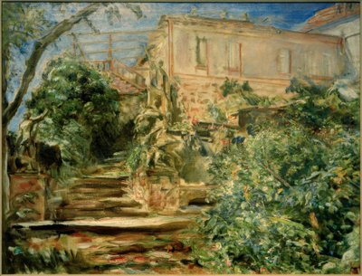 Le Jardin à Neukastel avec la bibliothèque - Max Slevogt