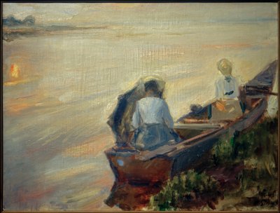 Barque sur le Chiemsee - Max Slevogt