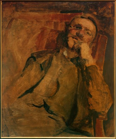 Autoportrait sur la chaise - Max Slevogt