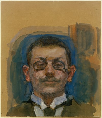 Autoportrait en face - Max Slevogt