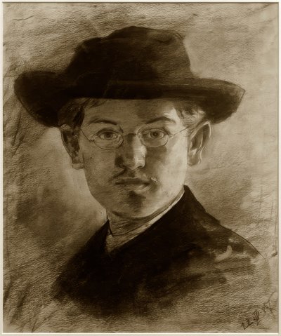 Autoportrait avec chapeau - Max Slevogt