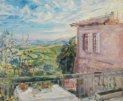 Terrasse à Neukastel - Max Slevogt
