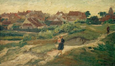 Vue de village hollandais - Max Stern