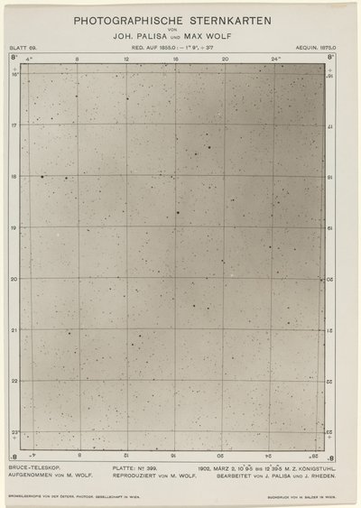 Photographische Sternkarten 2 mars 1906, 2253 - Max Wolf, Johann Palisa